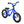 Forgotten Critter 12" Balance Bike (Neon Blue)