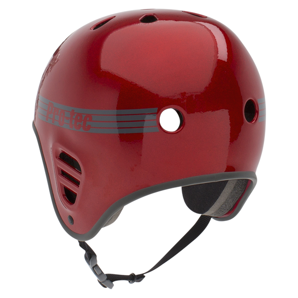 Protec - Full Cut Skate  (Red Metal Flake)