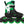Powerslide Phuzion Universe 4W Green Adjustable Inline Skates
