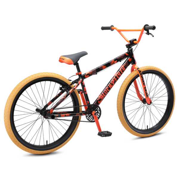 SE Bikes Blocks Flyer 26" Bike (Orange Camo)
