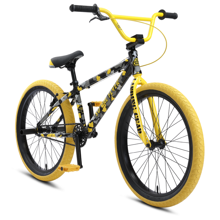 SE Bikes So Cal Flyer 24" BMX (Yellow Camo)
