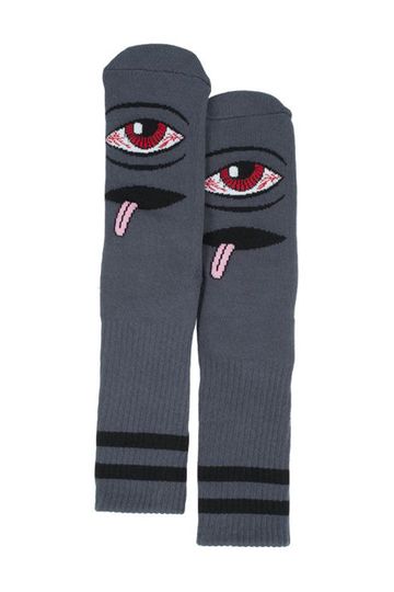 Toy Machine Socks Sect Eye (Black/Grey)