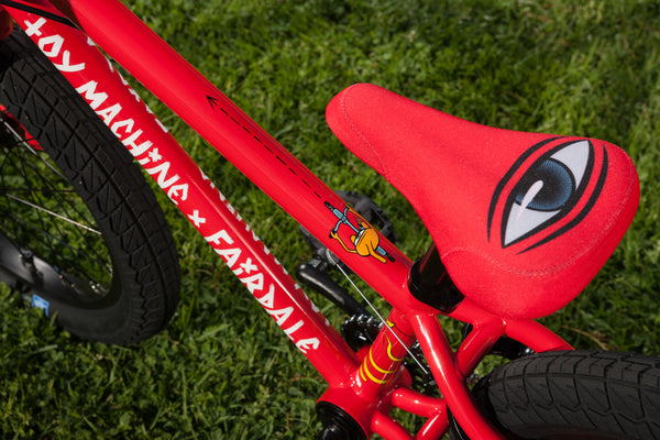 Fairdale X Toy Machine Macaroni 20" Bike (Gloss Red) 2022