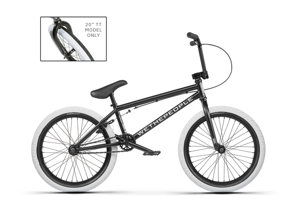 WeThePeople Nova 20" (Matt Black with White/Black Tyre) 20.0"TT