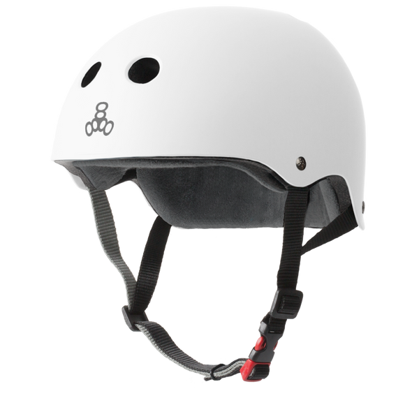 Triple 8 THE Certified Helmet SS Matte White