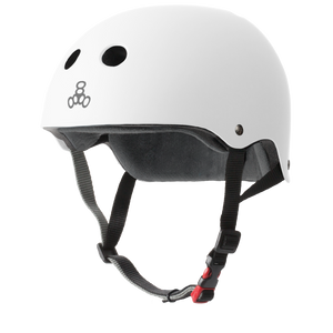 Triple 8 Certified Helmet SS (White Rubber)