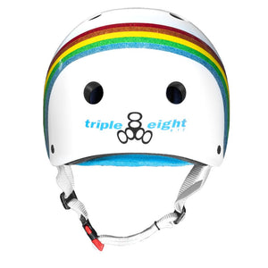 Triple 8 Certified Helmet SS  (White Rainbow Sparkle)