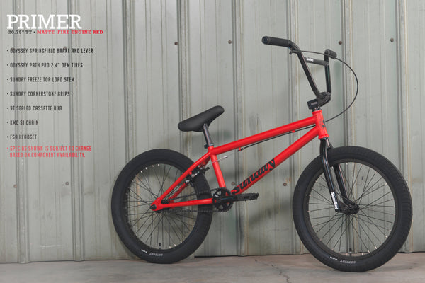Sunday Primer 20" 2022 (Matte Fire Engine Red)