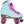 Moxi Beach Bunny Roller Skates - (Blue Sky)