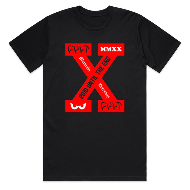 Cult 10 Years T Shirt (Black)