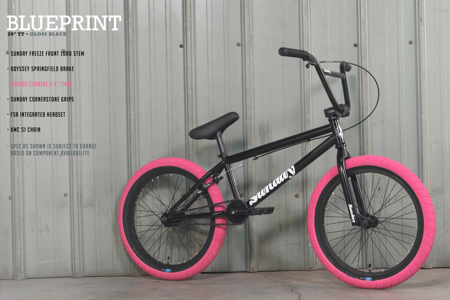 Pink sunday bmx sale