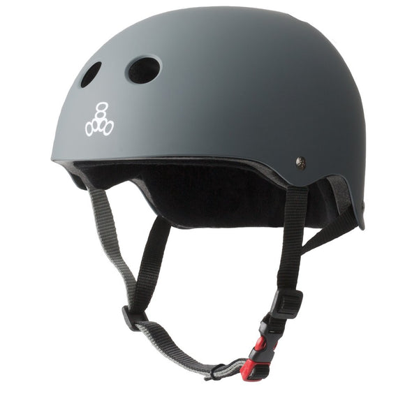 Triple 8 Certified Helmet SS  (Carbon Rubber)