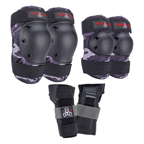 Triple 8 - Tri Pack (Charcoal Camo)