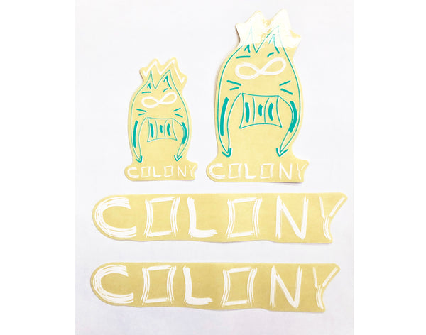 Colony M8 BMX Frame Sticker Kit