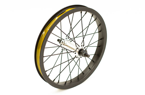 Colony Horizon 14" Front BMX Wheel (Black / Polished)