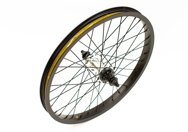 Colony Horizon 18" Rear BMX Wheel (Black / Polished)