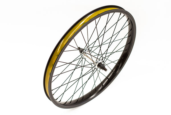 Division Front 20" BMX Wheel (Black / Polished)