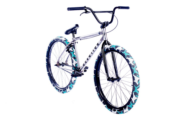 Cult Devotion 26" Bike (Raw with Camo Tyres)