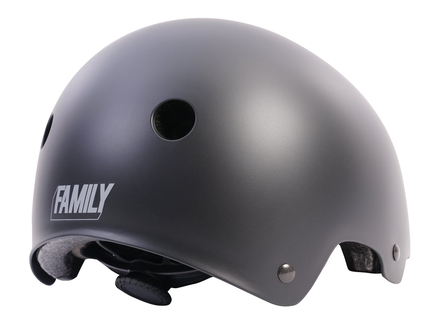 Family - Certified BMX Helmet (Flat Black)