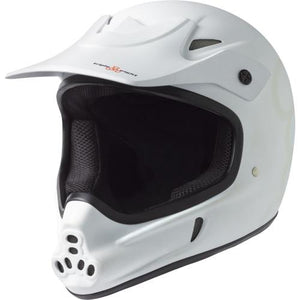 Triple 8 Invader Full Face Helmet (White Gloss)
