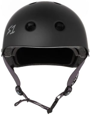 S-One Helmet - Lifer (Matte Black/Grey Straps)