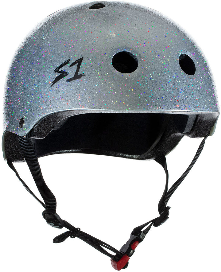 S-One Helmet - Mini Lifer (Gloss Silver Glitter)