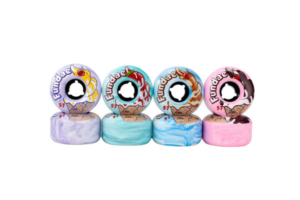 Moxi Fundae Hybrid Wheels 57mm (Blue)