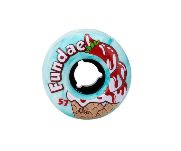 Moxi Fundae Hybrid Wheels 57mm (Teal)