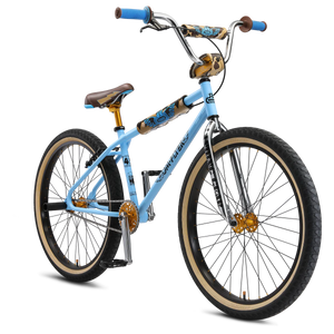 Blue and gold bike sales