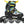 Powerslide Phuzion Orbit Adjustable Inline Skates - blue/yellow