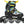 Powerslide Phuzion Orbit Adjustable Inline Skates - blue/yellow