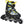Powerslide Phuzion Orbit Adjustable Inline Skates - blue/yellow