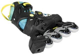 Powerslide Phuzion Orbit Adjustable Inline Skates - blue/yellow
