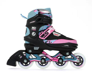 SFR PIXEL INLINE SKATES - BLUE PINK