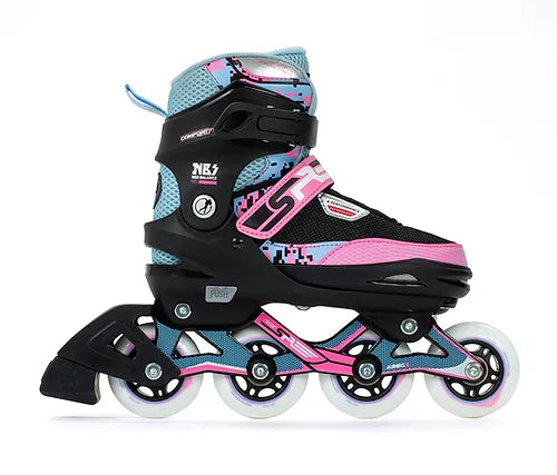 SFR PIXEL INLINE SKATES - BLUE PINK