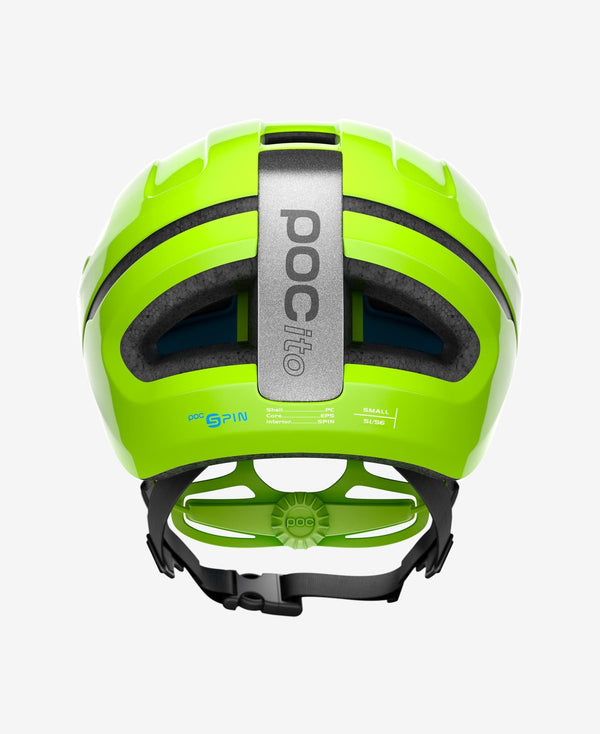 POC Pocito Omne Spin Helmet (Fluro Yellow/Green)
