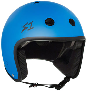 S-One Helmet - Retro Lifer (Matte Cyan)