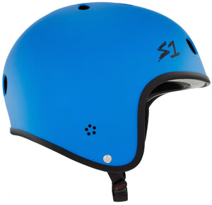 S-One Helmet - Retro Lifer (Matte Cyan)