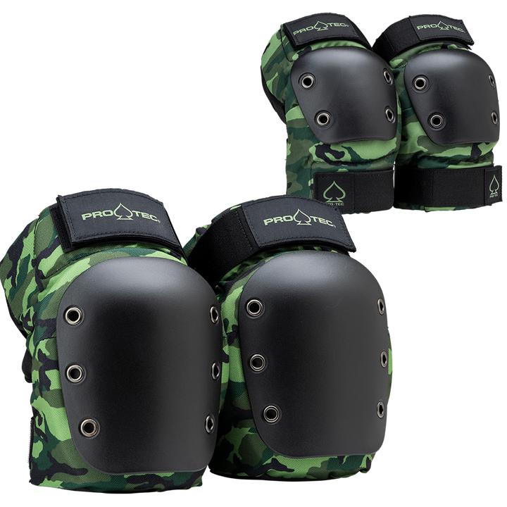 Protec Street Knee & Elbow Pads Pack - Adult (Camo)