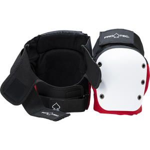 Protec Street Knee & Elbow Pads Pack - Adult (Red, White, Black)