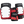 Protec Street Gear Jr Pads Set (Red, White, Black)