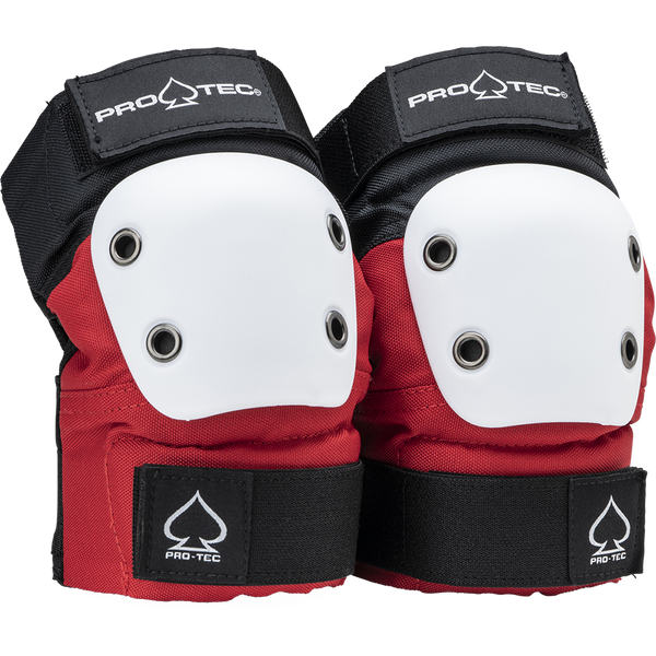 Protec Street Gear Jr Pads Set (Red, White, Black)