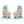 Rio Roller Skates - Script (Peach Green)