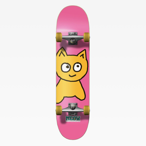 Meow Big Cat Complete Skateboard - Pink (7.75”)