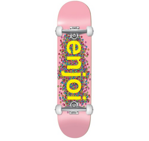 Enjoi Candy Coated Complete Skateboard (8.25”) Pink