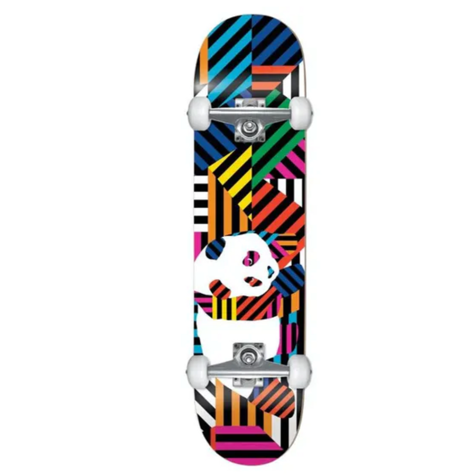 Enjoi Panda Stripes Complete Skateboard - Multi (7.75”)