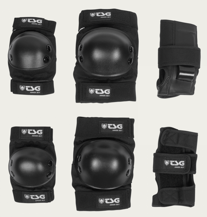 TSG Junior Set - Protective Pack (Black)