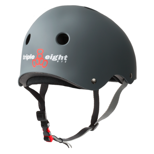 Triple 8 Certified Helmet SS  (Carbon Rubber)