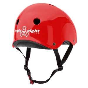 Triple 8 THE Certified Helmet SS Red Gloss