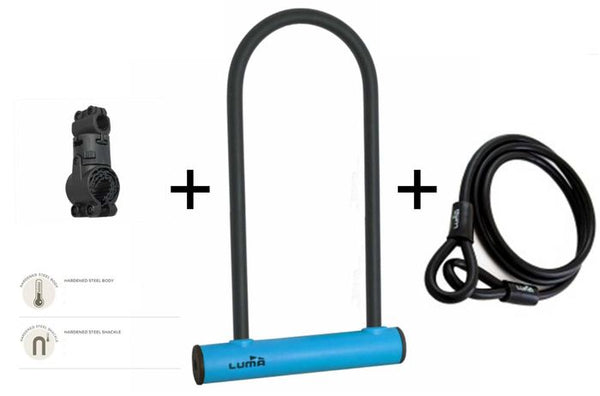 LUMA U Bike Lock Set